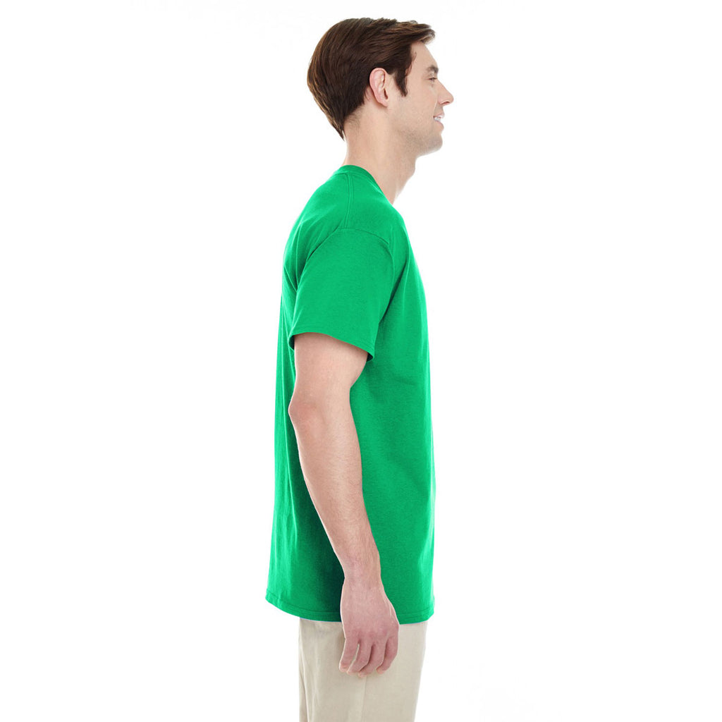 Gildan Men's Irish Green Heavy Cotton 5.3 oz. Pocket T-Shirt