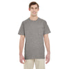 Gildan Men's Graphite Heather Heavy Cotton 5.3 oz. Pocket T-Shirt