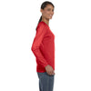 Gildan Women's Red Heavy Cotton 5.3 oz. Long-Sleeve T-Shirt