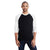 Gildan Unisex Black/White 5.3 oz. 3/4-Raglan Sleeve T-Shirt
