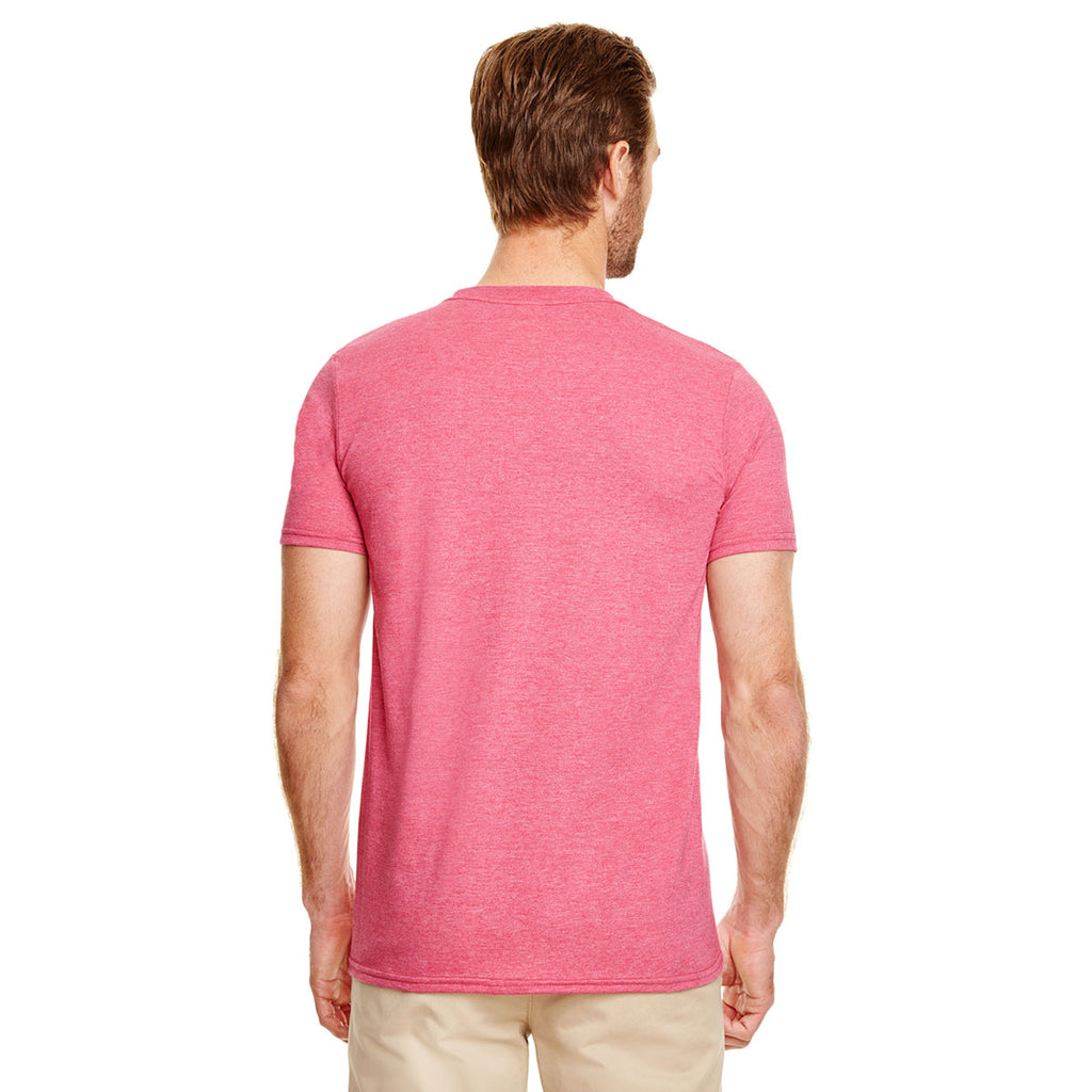 Gildan Men's Heather Cardinal Softstyle 4.5 oz. T-Shirt