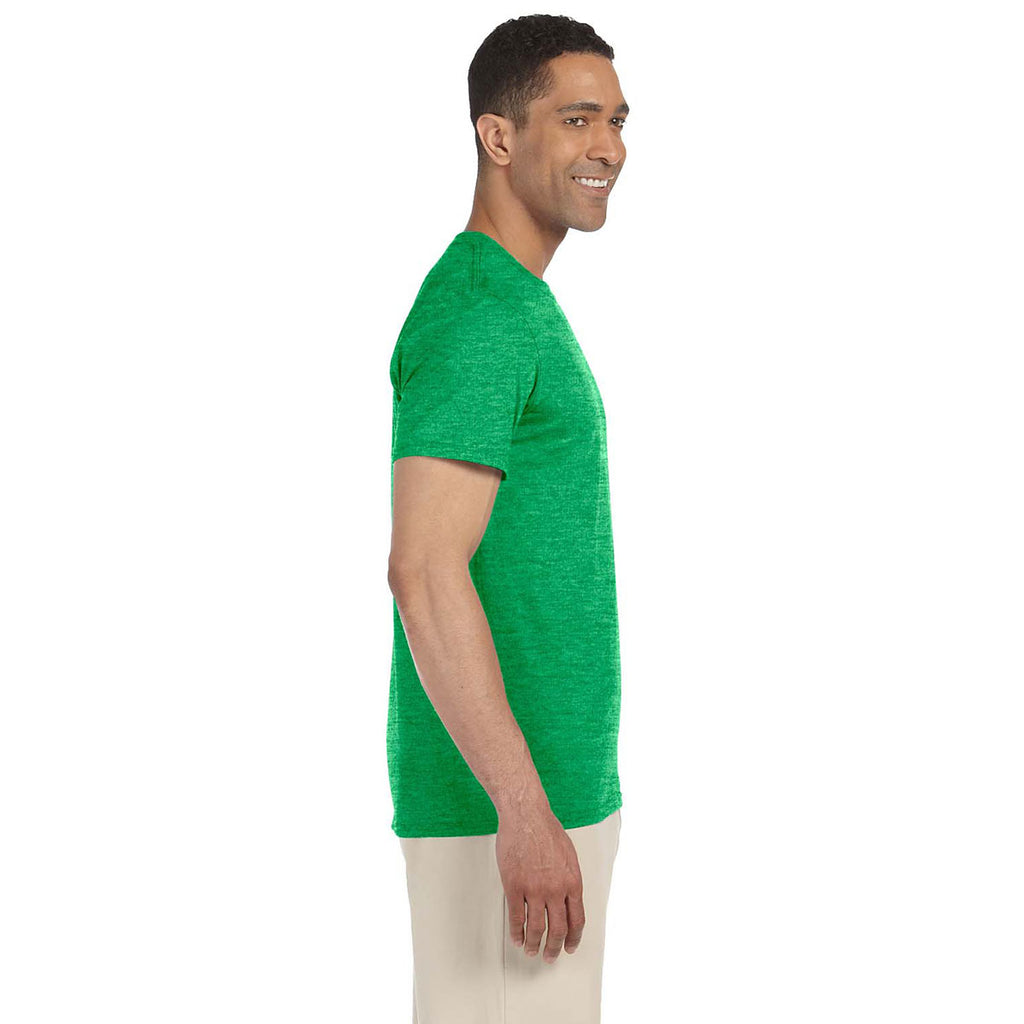 Gildan Men's Heather Irish Green Softstyle 4.5 oz. T-Shirt