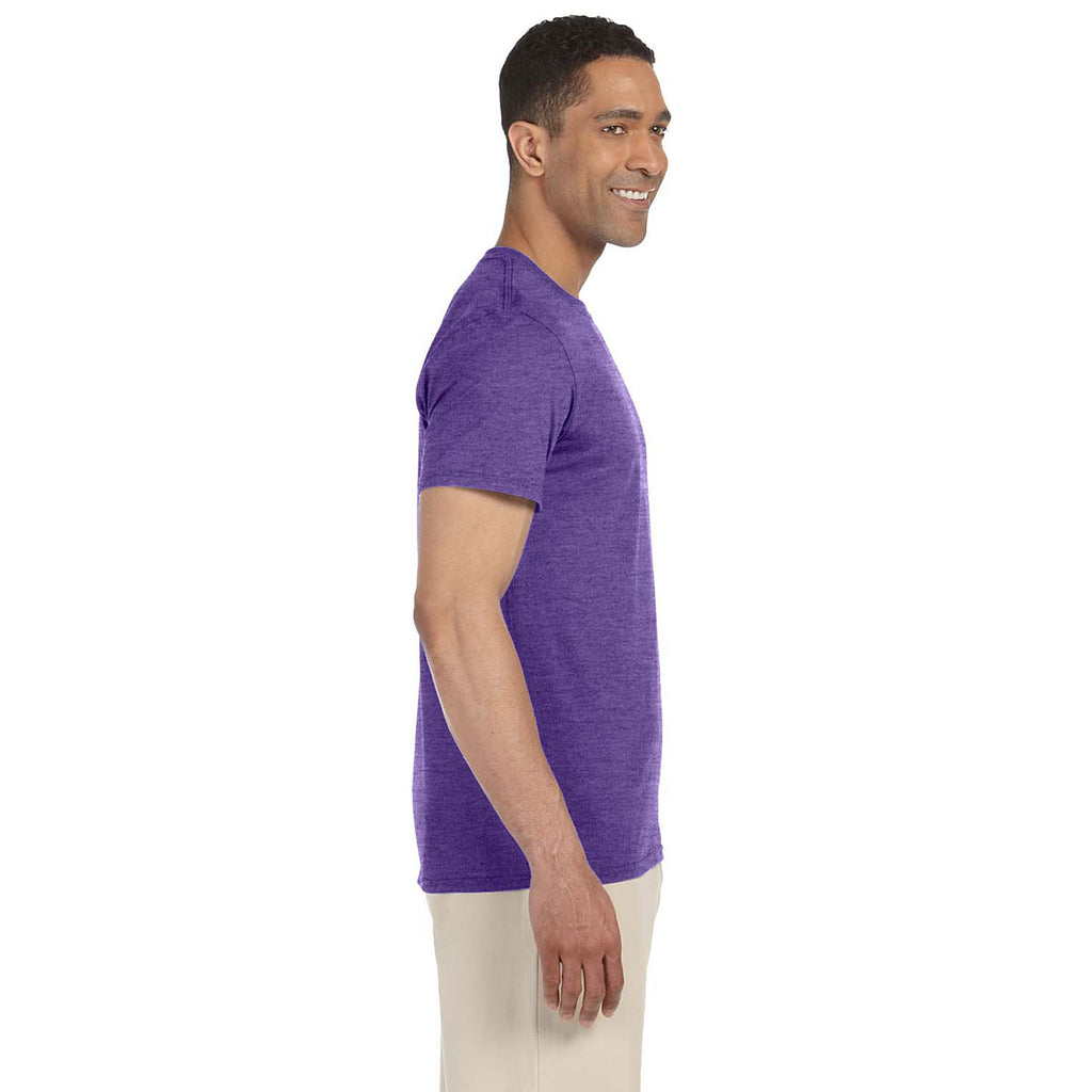 Gildan Men's Heather Purple Softstyle 4.5 oz. T-Shirt