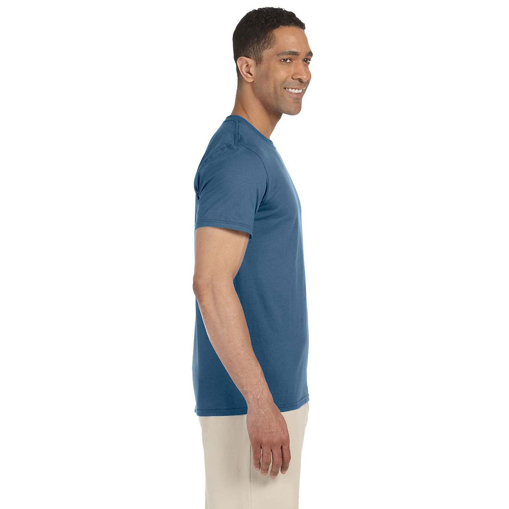 Gildan Men's Indigo Blue Softstyle 4.5 oz. T-Shirt
