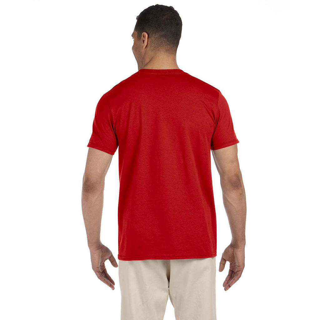 Gildan Men's Red Softstyle 4.5 oz. T-Shirt