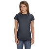 Gildan Women's Charcoal Softstyle 4.5 oz. Fitted T-Shirt