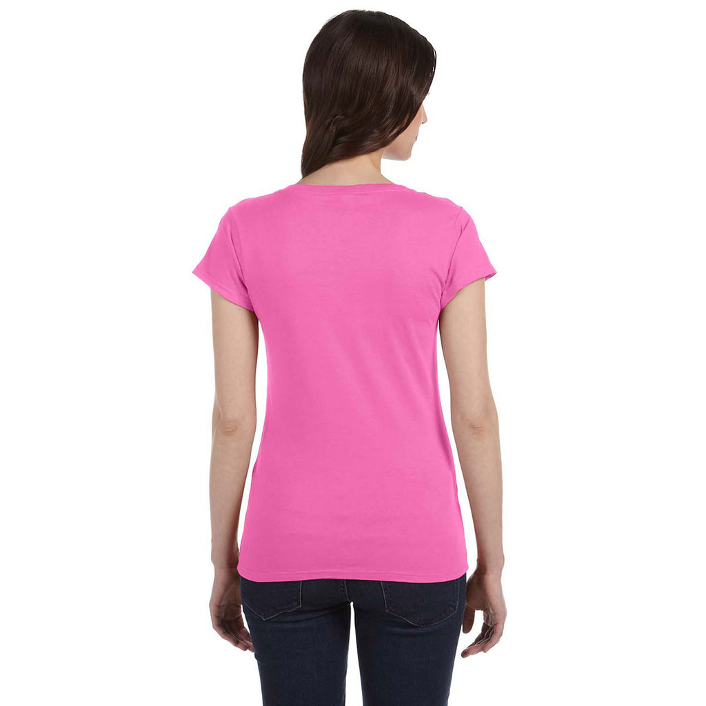 Gildan Women's Azalea SoftStyle 4.5 oz. Fitted V-Neck T-Shirt