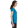 Gildan Women's Sapphire SoftStyle 4.5 oz. Fitted V-Neck T-Shirt