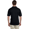 Gildan Men's Black 6 oz. 50/50 Jersey Polo