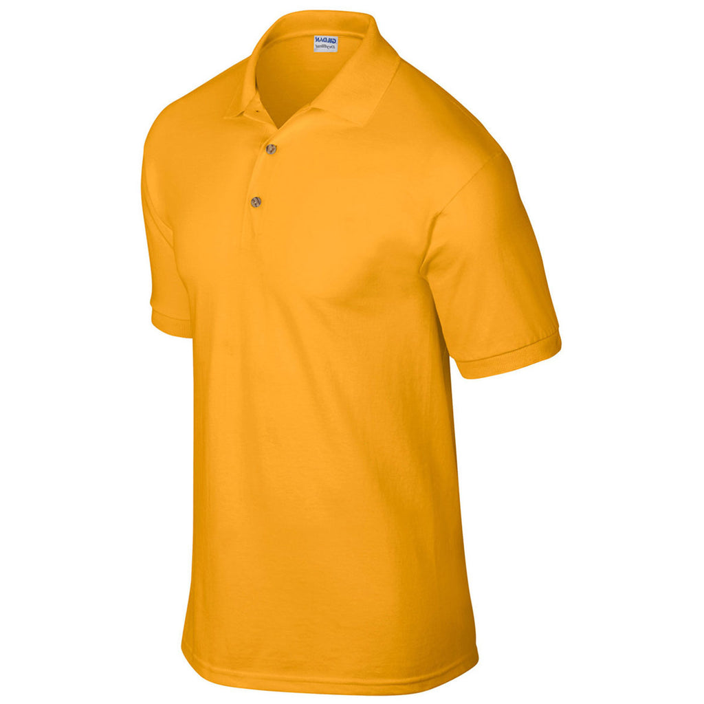 Gildan Men's Gold 6 oz. 50/50 Jersey Polo