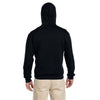 Gildan Unisex Black Premium Cotton Ringspun Hooded Sweatshirt