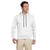 Gildan Unisex White Premium Cotton Ringspun Hooded Sweatshirt
