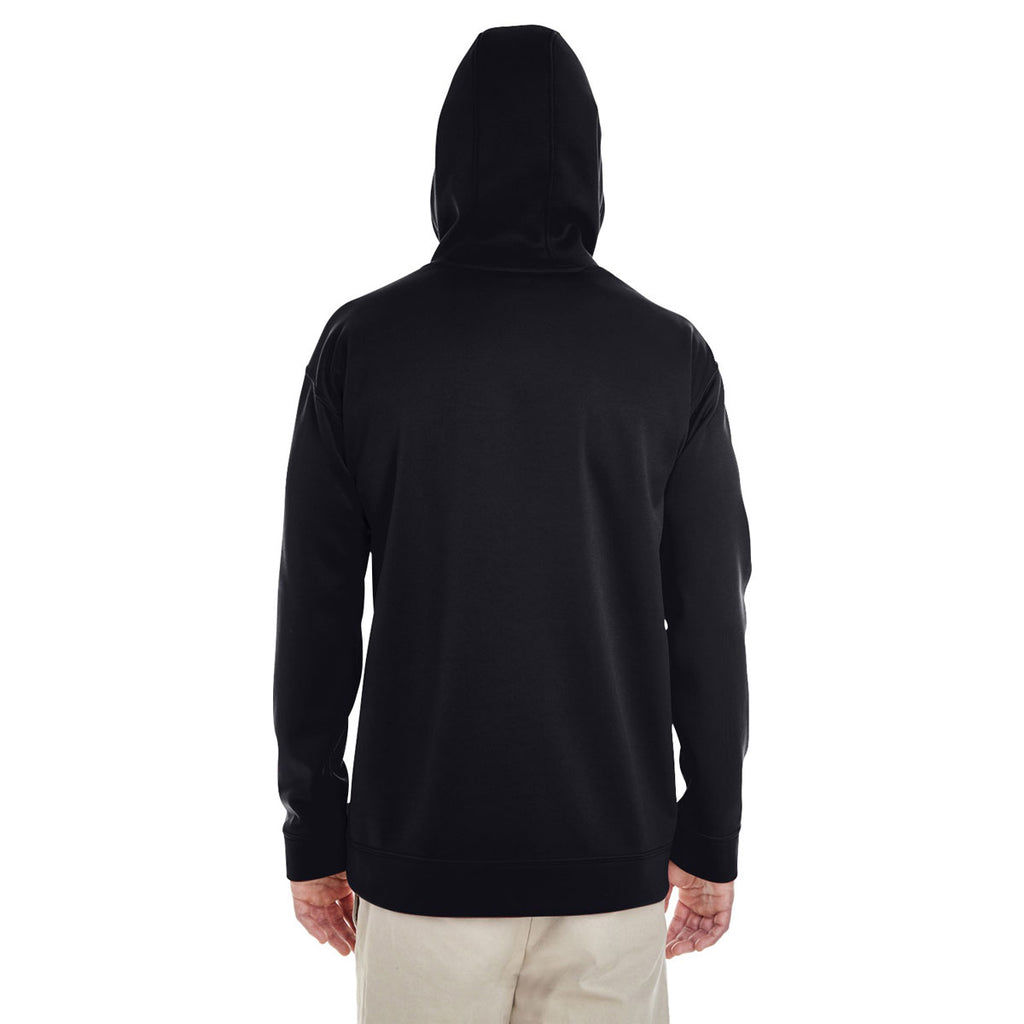 Gildan Men's Black Performance 7 oz. Tech Hooded Sweatshirt