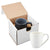 Primeline White 15 oz Bistro style Ceramic Mug Gift Set