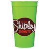 Bullet Lime Green Solid 32oz Stadium Cup