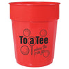 Bullet Red Fluted 16oz Stadium Cup