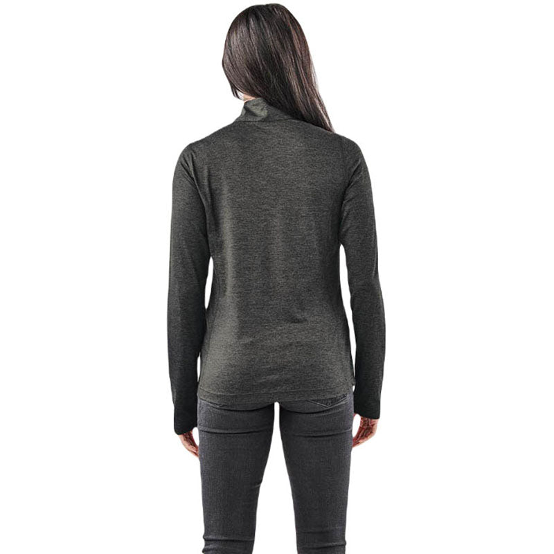 Stormtech Women's Black Milano Quarter Zip Pullover