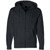 Independent Trading Co. Unisex Navy Hooded Full-Zip Sweatshirt