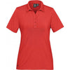 Stormtech Women's Bright Red Solstice Performance Polo