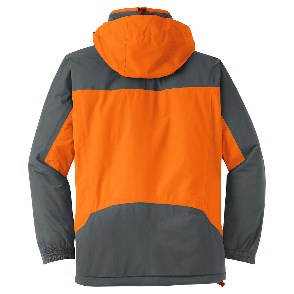 Port Authority Men's Cadmium Orange/Graphite Nootka Jacket