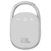 JBL White Clip 4 Ultra-Portable Waterproof Speaker