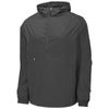 Sport-Tek Men's Graphite Grey Packable Anorak