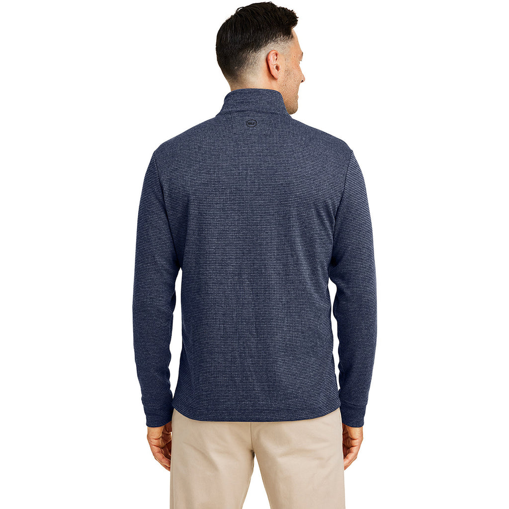 Vineyard Vines Men's Nautical Navy Bluffs Quarter Zip