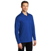 Port Authority Men's True Royal Dry Zone UV Micro-Mesh Long Sleeve Polo