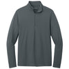 Port Authority Men's Graphite Dry Zone UV Micro-Mesh 1/4 Zip