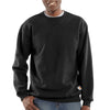 Carhartt Men's Black Midweight Crewneck Sweatshirt