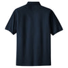 Port Authority Men's Navy Pique Knit Polo with Pocket
