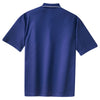 Sport-Tek Men's Royal/White Dri-Mesh Polo with Tipped Collar and Piping