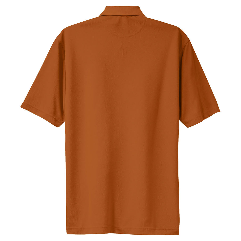 Sport-Tek Men's Texas Orange Dri-Mesh Polo