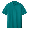 Port Authority Men's Teal Green Extended Size Silk Touch Polo