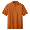 Port Authority Men's Texas Orange Extended Size Silk Touch Polo