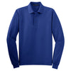 Port Authority Men's Royal Long Sleeve Silk Touch Polo