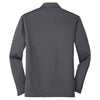 Port Authority Men's Steel Grey Silk Touch Performance Long Sleeve Polo