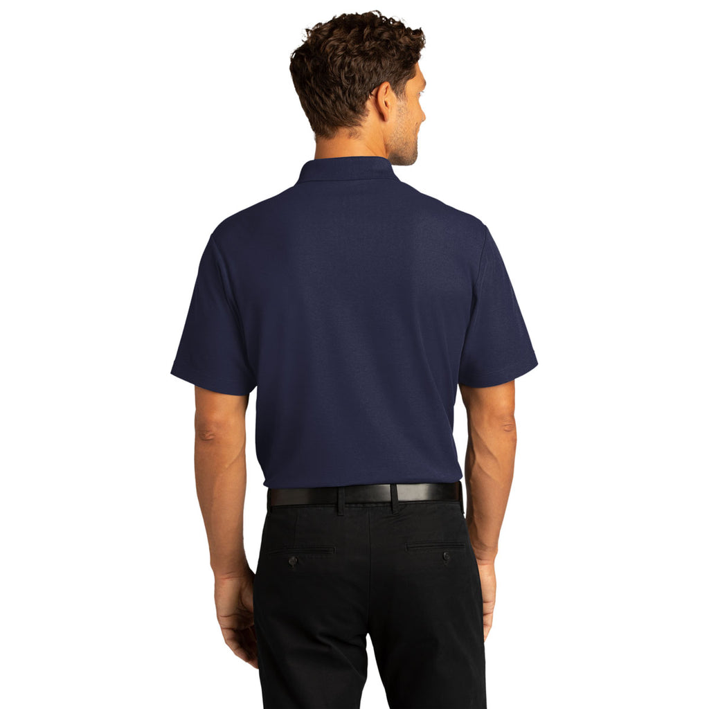 Port Authority Men's True Navy SuperPro React Polo