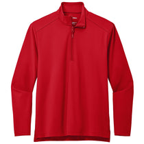 Port Authority Men's Rich Red C-FREE Double Knit 1/4-Zip