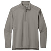 Port Authority Men's Smoke Grey C-FREE Double Knit 1/4-Zip