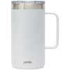 Perka White Wayfarer 24 oz. 304 Stainless Steel Mug