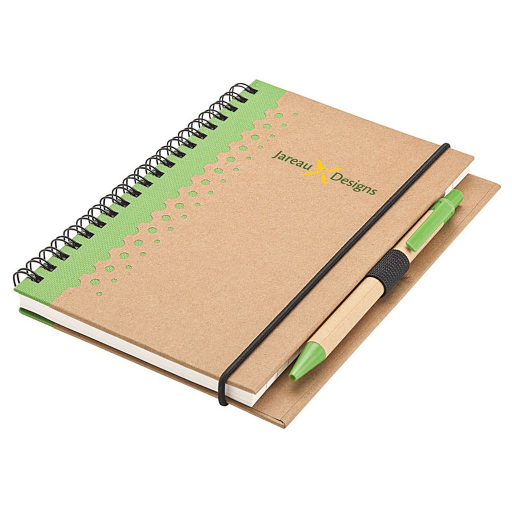 Sovrano Green Apport Junior Notebook & Pen