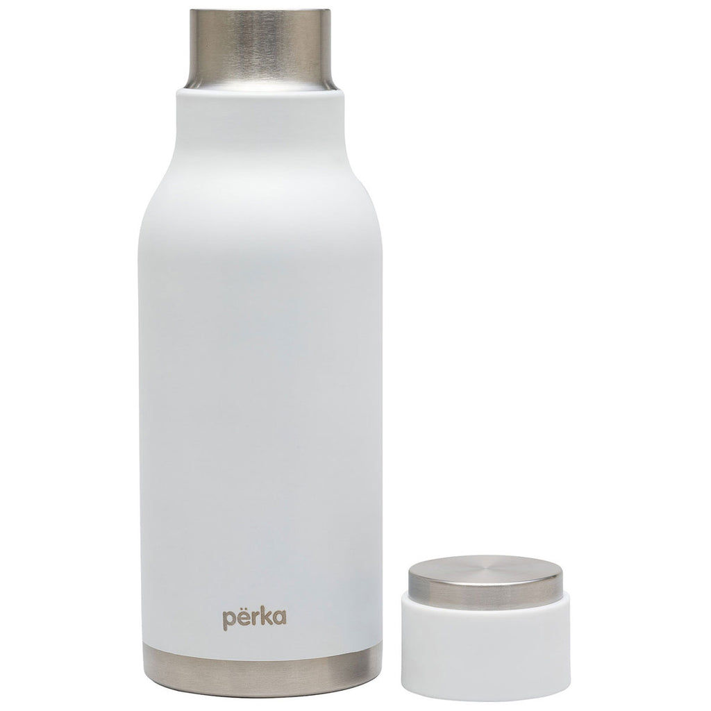 Perka White Lynx 18 oz. Double Wall, Stainless Steel Water Bottle