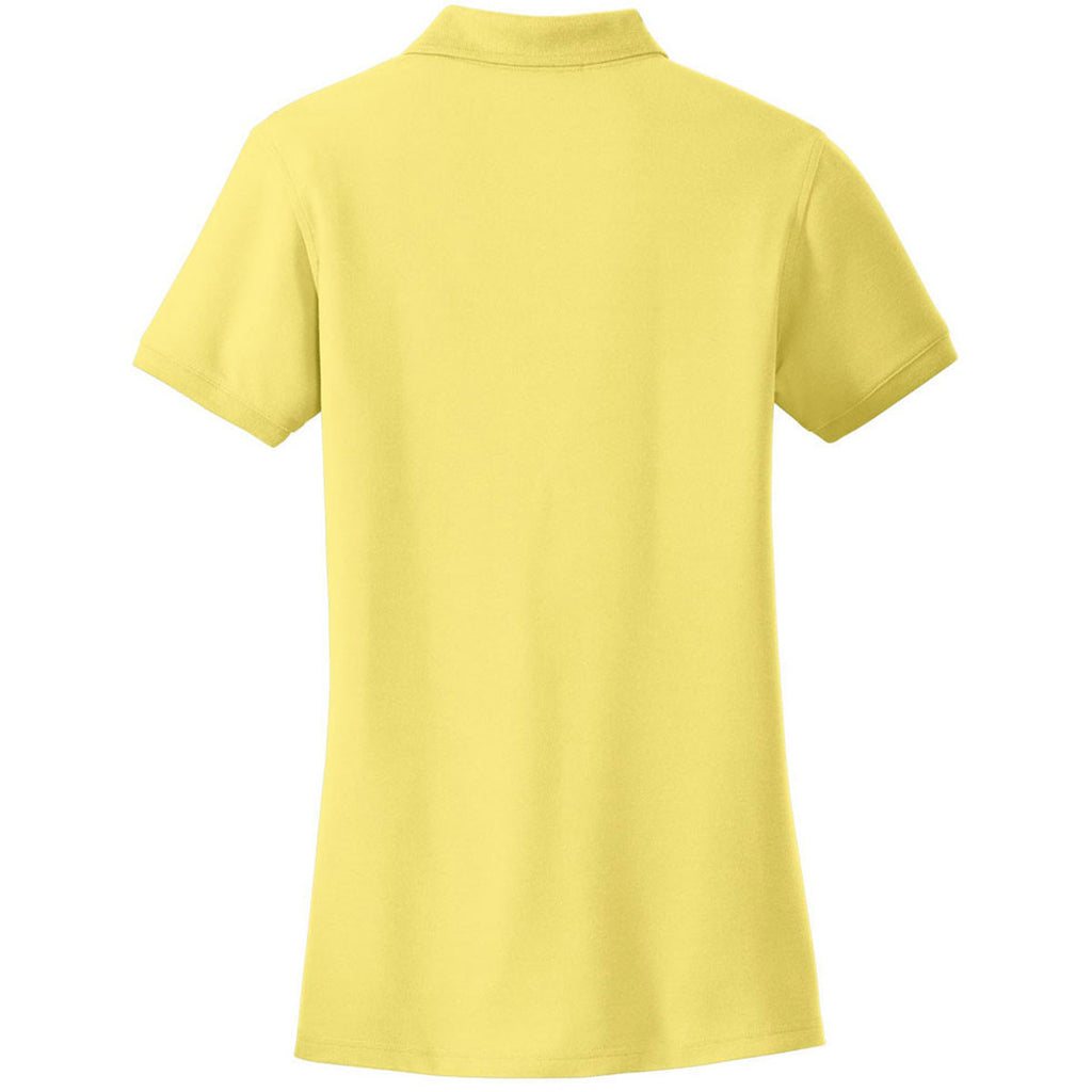 Port Authority Women's Lemon Drop Yellow Core Classic Pique Polo