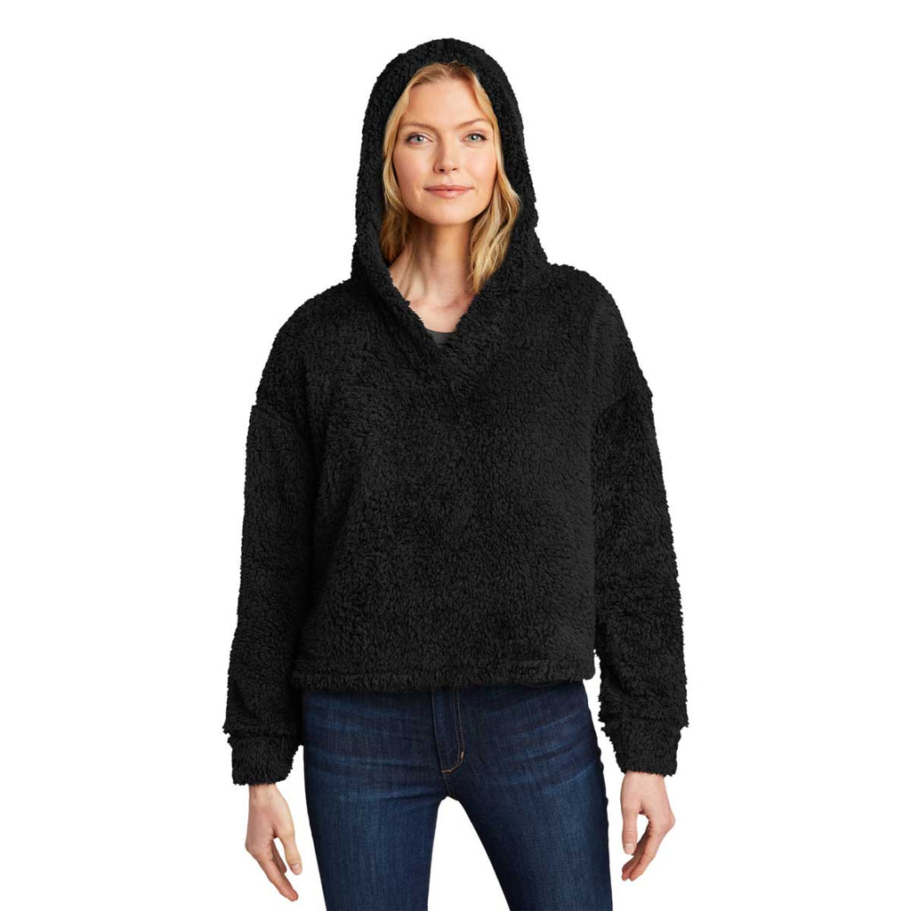 Port Authority Women's Black Cozy Fleece Hoodie