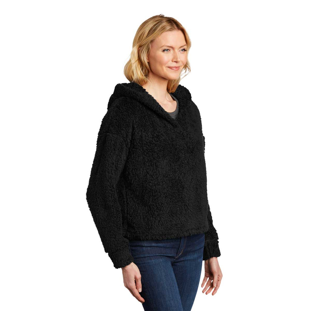 Port Authority Women's Black Cozy Fleece Hoodie