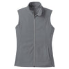 Port Authority Women's Pearl Grey Microfleece Vest