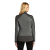 Port Authority Women's Grey Smoke Heather/Grey Smoke Grid Fleece Jacket