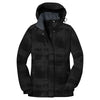 Port Authority Women's Black Brushstroke Print Insulated Jacket