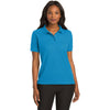 Port Authority Women's Turquoise Silk Touch Polo